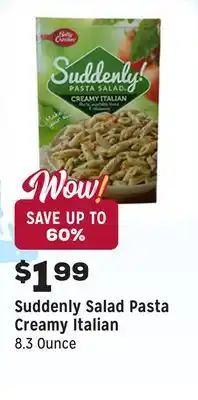 Grocery Outlet Pasta Creamy Italian offer