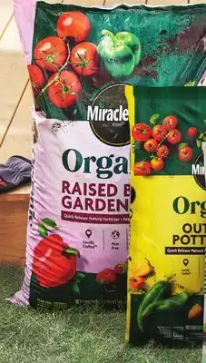 Ace Hardware Miracle-Gro Organic 1.5 Cu. Ft. Raised Bed & Garden Soil or 25 Qt. Outdoor Potting Mix offer