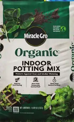 Ace Hardware Miracle-Gro Organic 16 Qt. Indoor Potting Mix or 32 Oz. Plant Food offer