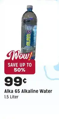 Grocery Outlet Alkaline Water offer