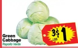 Superior Grocers Green Cabbage offer