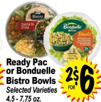 Superior Grocers Ready Pac or Bonduelle Bistro Bowls offer