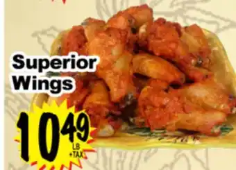 Superior Grocers Superior Wings offer