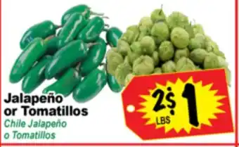 Superior Grocers Jalapeño or Tomatillos offer