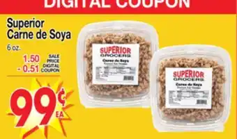 Superior Grocers Superior Carne de Soya offer