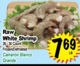 Superior Grocers Raw White Shrimp offer