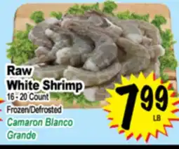 Superior Grocers Raw White Shrimp offer