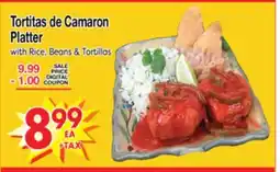 Superior Grocers Tortitas de Camaron Platter offer