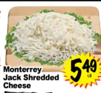 Superior Grocers Monterrey Jack Shredded Cheese offer