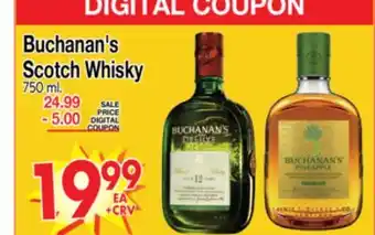 Superior Grocers Buchanan's Scotch Whisky offer