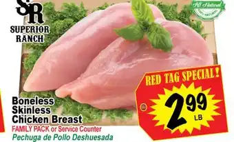 Superior Grocers Boneless Skinless Chicken Breast offer