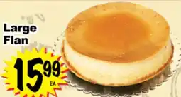 Superior Grocers Large Flan offer