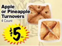 Superior Grocers Apple or Pineapple Turnovers offer