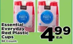 Superior Grocers Essential Everyday Red Plastic Cups offer