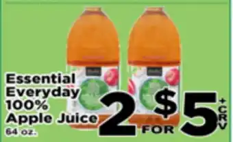 Superior Grocers Essential Everyday 100% Apple Juice offer