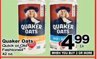 Superior Grocers Quaker Oats offer