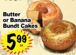 Superior Grocers Butter or Banana Bundt Cakes offer