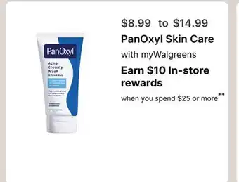 Walgreens PanOxyl Skin Care offer