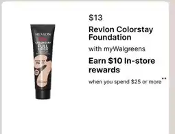 Walgreens Revlon Colorstay Foundation offer