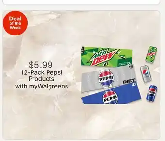 Walgreens Pepsi Products offer