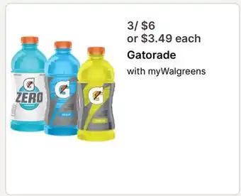 Walgreens Gatorade offer