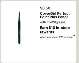 Walgreens CoverGirl Perfect Point Plus offer