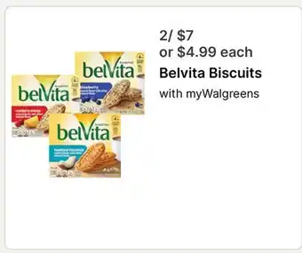 Walgreens Belvita Biscuits offer