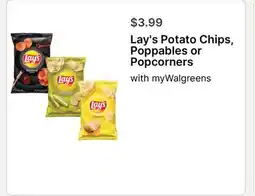 Walgreens Lay's Potato Chips, Poppables or Popcorners offer