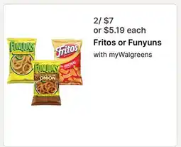 Walgreens Fritos or Funyuns offer