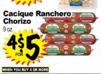 Superior Grocers Cacique Ranchero Chorizo offer