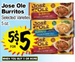 Superior Grocers Jose Ole Burritos offer