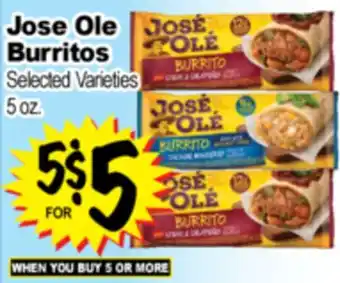 Superior Grocers Jose Ole Burritos offer