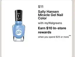 Walgreens Sally Hansen Miracle Gel Nail Color offer