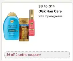 Walgreens OGX Hair Care offer