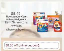 Walgreens Tide Laundry Care offer