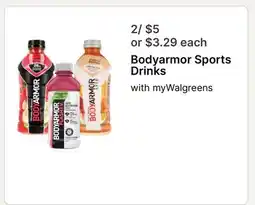 Walgreens Bodyarmor Sports Drinks offer