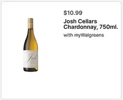 Walgreens Josh Cellars Chardonnay, 750ml offer