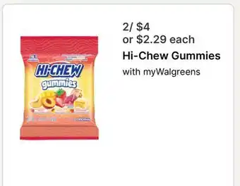 Walgreens Hi-Chew Gummies offer