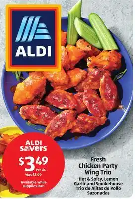 Aldi Fresh Chicken Party Wing Trio offer