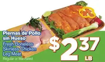 El Super Fresh Boneless Skinless Chicken Leg Meat offer