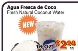 El Super Fresh Fresh Natural Coconut Water offer