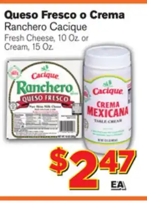 El Super Fresh Fresh Cheese, 10 Oz, or Cream, 15 Oz offer