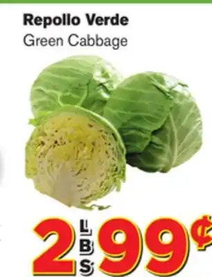 El Super Fresh Green Cabbage offer