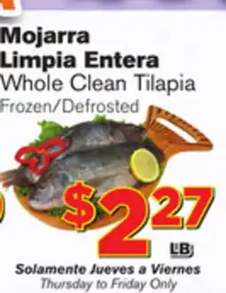 El Super Fresh Whole Clean Tilapia offer