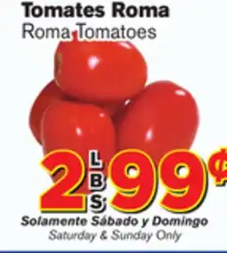 El Super Fresh Roma Tomatoes offer