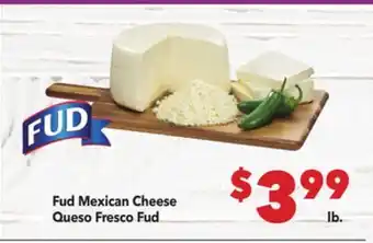 Vallarta Supermarkets Fud Mexican Cheese/Queso Fresco Fud offer