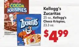 Vallarta Supermarkets Kellogg's Zucaritas offer