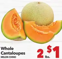 Vallarta Supermarkets Whole Cantaloupes / MELON CHINO offer