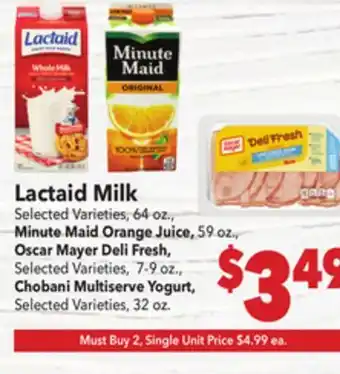 Vallarta Supermarkets Lactaid Milk offer