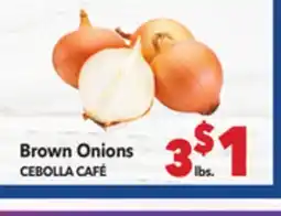 Vallarta Supermarkets Brown Onions / CEBOLLA CAFE offer